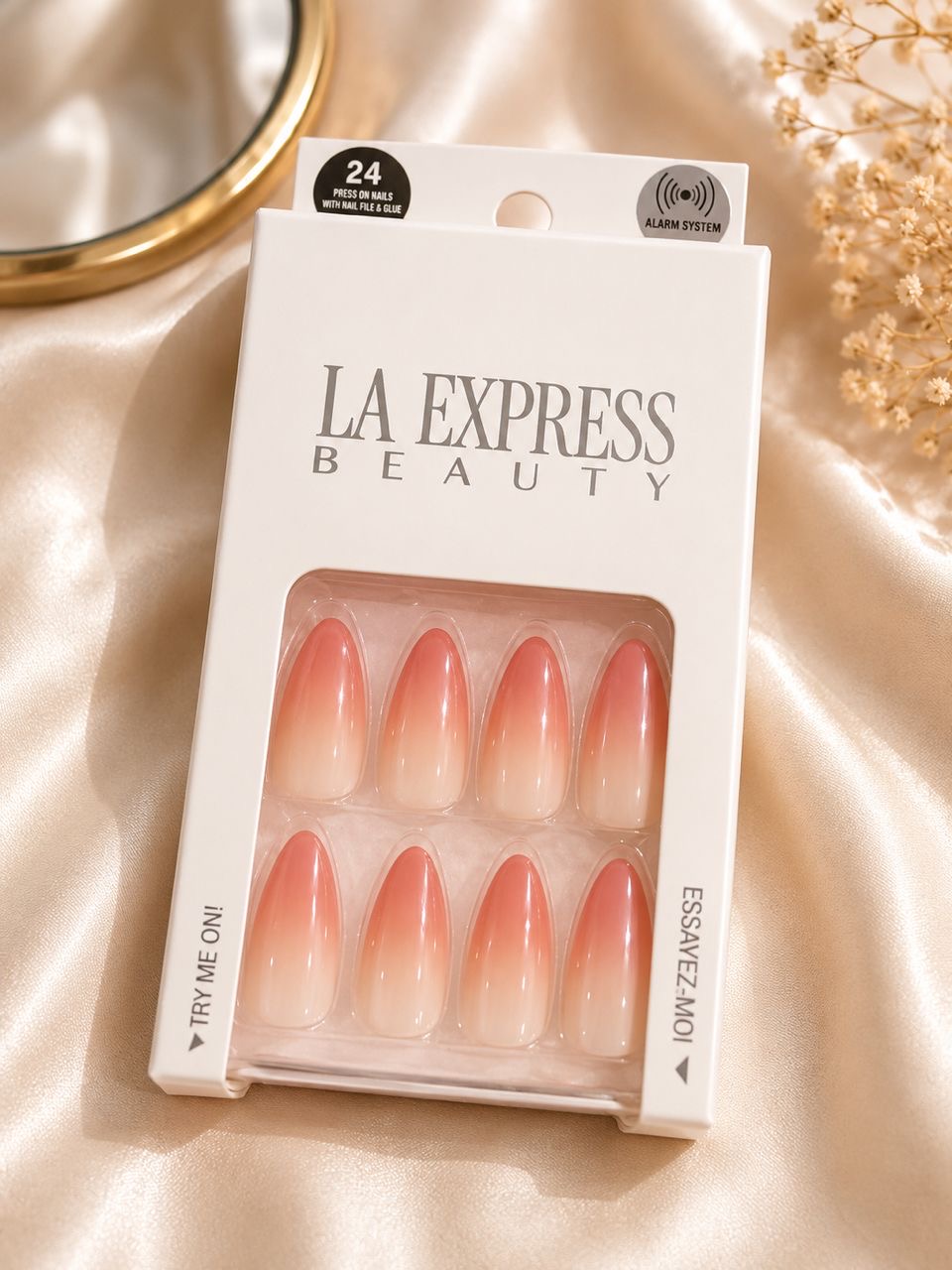 FAUX ONGLES ROSE